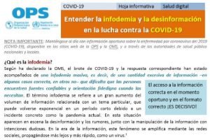 Entender la infodemia y la desinformación en la lucha contra la COVID-19